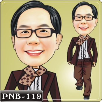 男生人像Q版漫畫 PNB-119